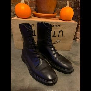 Stuart Weitzman Mika Lift Bootie black leather